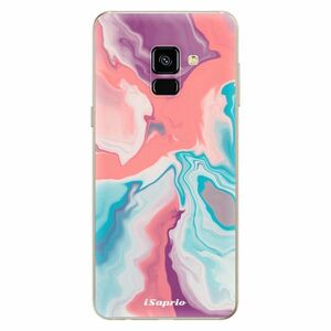 Odolné silikonové pouzdro iSaprio - New Liquid - Samsung Galaxy A8 2018 obraz