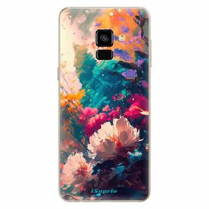 Odolné silikonové pouzdro iSaprio - Flower Design - Samsung Galaxy A8 2018 obraz