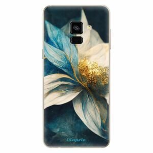 Odolné silikonové pouzdro iSaprio - Blue Petals - Samsung Galaxy A8 2018 obraz