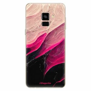 Odolné silikonové pouzdro iSaprio - Black and Pink - Samsung Galaxy A8 2018 obraz