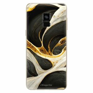 Odolné silikonové pouzdro iSaprio - Black and Gold - Samsung Galaxy A8 2018 obraz