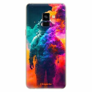 Odolné silikonové pouzdro iSaprio - Astronaut in Colors - Samsung Galaxy A8 2018 obraz