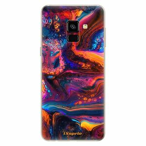 Odolné silikonové pouzdro iSaprio - Abstract Paint 02 - Samsung Galaxy A8 2018 obraz