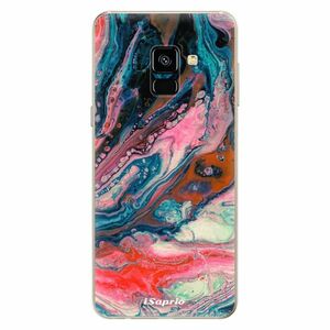 Odolné silikonové pouzdro iSaprio - Abstract Paint 01 - Samsung Galaxy A8 2018 obraz