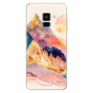 Odolné silikonové pouzdro iSaprio - Abstract Mountains - Samsung Galaxy A8 2018 obraz