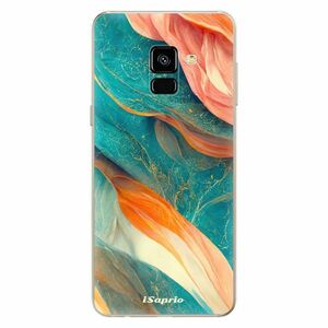Odolné silikonové pouzdro iSaprio - Abstract Marble - Samsung Galaxy A8 2018 obraz