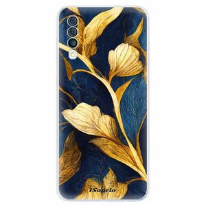 Odolné silikonové pouzdro iSaprio - Gold Leaves - Samsung Galaxy A50 obraz
