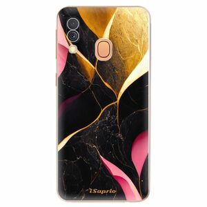 Odolné silikonové pouzdro iSaprio - Gold Pink Marble - Samsung Galaxy A40 obraz