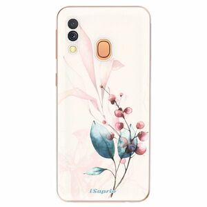 Odolné silikonové pouzdro iSaprio - Flower Art 02 - Samsung Galaxy A40 obraz