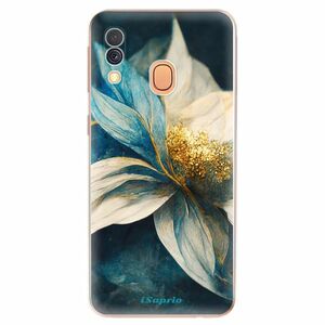 Odolné silikonové pouzdro iSaprio - Blue Petals - Samsung Galaxy A40 obraz