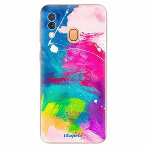 Odolné silikonové pouzdro iSaprio - Abstract Paint 03 - Samsung Galaxy A40 obraz