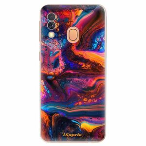 Odolné silikonové pouzdro iSaprio - Abstract Paint 02 - Samsung Galaxy A40 obraz