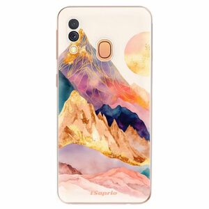 Odolné silikonové pouzdro iSaprio - Abstract Mountains - Samsung Galaxy A40 obraz