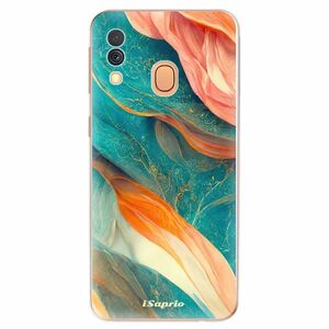 Odolné silikonové pouzdro iSaprio - Abstract Marble - Samsung Galaxy A40 obraz