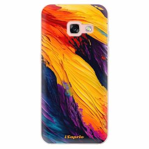 Odolné silikonové pouzdro iSaprio - Orange Paint - Samsung Galaxy A3 2017 obraz