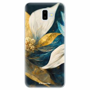 Odolné silikonové pouzdro iSaprio - Gold Petals - Samsung Galaxy J6+ obraz