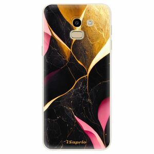 Odolné silikonové pouzdro iSaprio - Gold Pink Marble - Samsung Galaxy J6 obraz