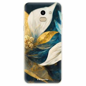 Odolné silikonové pouzdro iSaprio - Gold Petals - Samsung Galaxy J6 obraz
