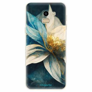 Odolné silikonové pouzdro iSaprio - Blue Petals - Samsung Galaxy J6 obraz