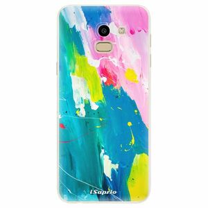 Odolné silikonové pouzdro iSaprio - Abstract Paint 04 - Samsung Galaxy J6 obraz