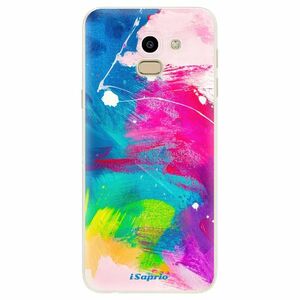 Odolné silikonové pouzdro iSaprio - Abstract Paint 03 - Samsung Galaxy J6 obraz