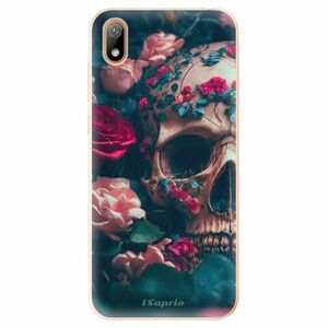 Odolné silikonové pouzdro iSaprio - Skull in Roses - Huawei Y5 2019 obraz