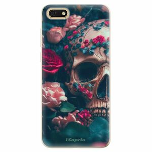 Odolné silikonové pouzdro iSaprio - Skull in Roses - Huawei Honor 7S obraz