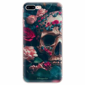 Odolné silikonové pouzdro iSaprio - Skull in Roses - iPhone 7 Plus obraz