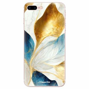 Odolné silikonové pouzdro iSaprio - Blue Leaves - iPhone 7 Plus obraz