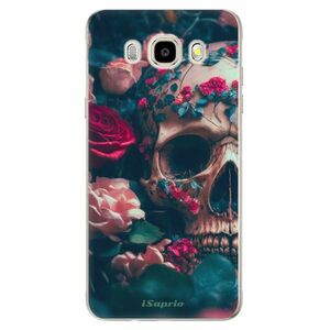 Odolné silikonové pouzdro iSaprio - Skull in Roses - Samsung Galaxy J5 2016 obraz