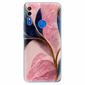 Odolné silikonové pouzdro iSaprio - Pink Blue Leaves - Huawei P Smart Z obraz