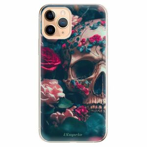 Odolné silikonové pouzdro iSaprio - Skull in Roses - iPhone 11 Pro obraz