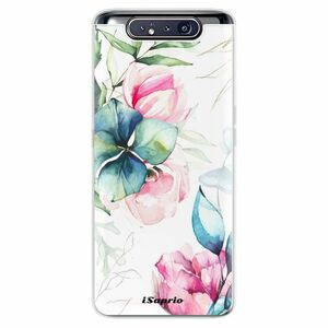 Odolné silikonové pouzdro iSaprio - Flower Art 01 - Samsung Galaxy A80 obraz
