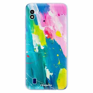 Odolné silikonové pouzdro iSaprio - Abstract Paint 04 - Samsung Galaxy A10 obraz