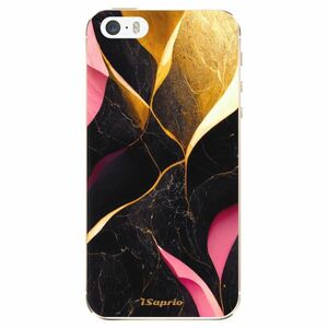 Odolné silikonové pouzdro iSaprio - Gold Pink Marble - iPhone 5/5S/SE obraz