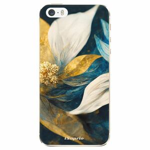 Odolné silikonové pouzdro iSaprio - Gold Petals - iPhone 5/5S/SE obraz