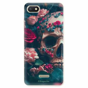 Odolné silikonové pouzdro iSaprio - Skull in Roses - Xiaomi Redmi 6A obraz