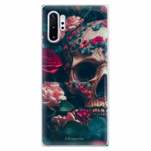 Odolné silikonové pouzdro iSaprio - Skull in Roses - Samsung Galaxy Note 10+ obraz