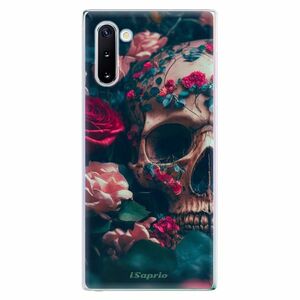 Odolné silikonové pouzdro iSaprio - Skull in Roses - Samsung Galaxy Note 10 obraz