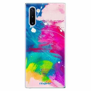 Odolné silikonové pouzdro iSaprio - Abstract Paint 03 - Samsung Galaxy Note 10 obraz