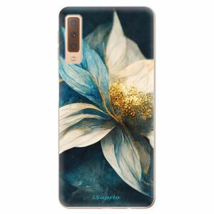 Odolné silikonové pouzdro iSaprio - Blue Petals - Samsung Galaxy A7 (2018) obraz