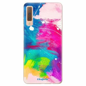 Odolné silikonové pouzdro iSaprio - Abstract Paint 03 - Samsung Galaxy A7 (2018) obraz