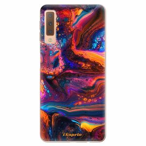 Odolné silikonové pouzdro iSaprio - Abstract Paint 02 - Samsung Galaxy A7 (2018) obraz