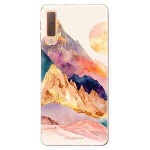 Odolné silikonové pouzdro iSaprio - Abstract Mountains - Samsung Galaxy A7 (2018) obraz