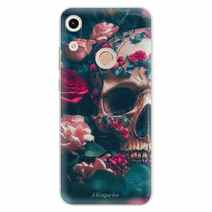 Odolné silikonové pouzdro iSaprio - Skull in Roses - Huawei Honor 8A obraz
