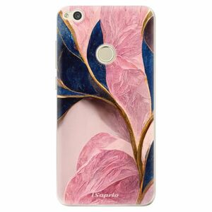 Odolné silikonové pouzdro iSaprio - Pink Blue Leaves - Huawei P9 Lite 2017 obraz