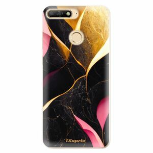 Odolné silikonové pouzdro iSaprio - Gold Pink Marble - Huawei Y6 Prime 2018 obraz