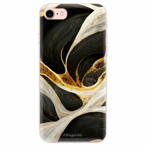 Odolné silikonové pouzdro iSaprio - Black and Gold - iPhone 7 obraz
