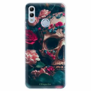 Odolné silikonové pouzdro iSaprio - Skull in Roses - Huawei Honor 10 Lite obraz