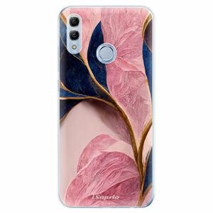 Odolné silikonové pouzdro iSaprio - Pink Blue Leaves - Huawei Honor 10 Lite obraz